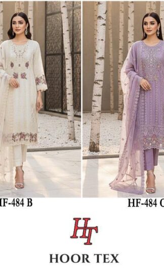 HOOR TAX HF-484 A TO D PAKISTANI SUITSHOOR TAX HF-484 A TO D PAKISTANI SUITS